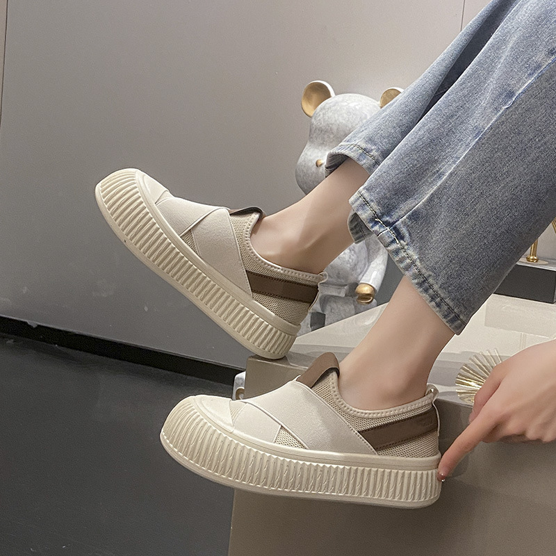 Sewing New - Zapatos Casuales Retro 2026, Estilo Coreano,