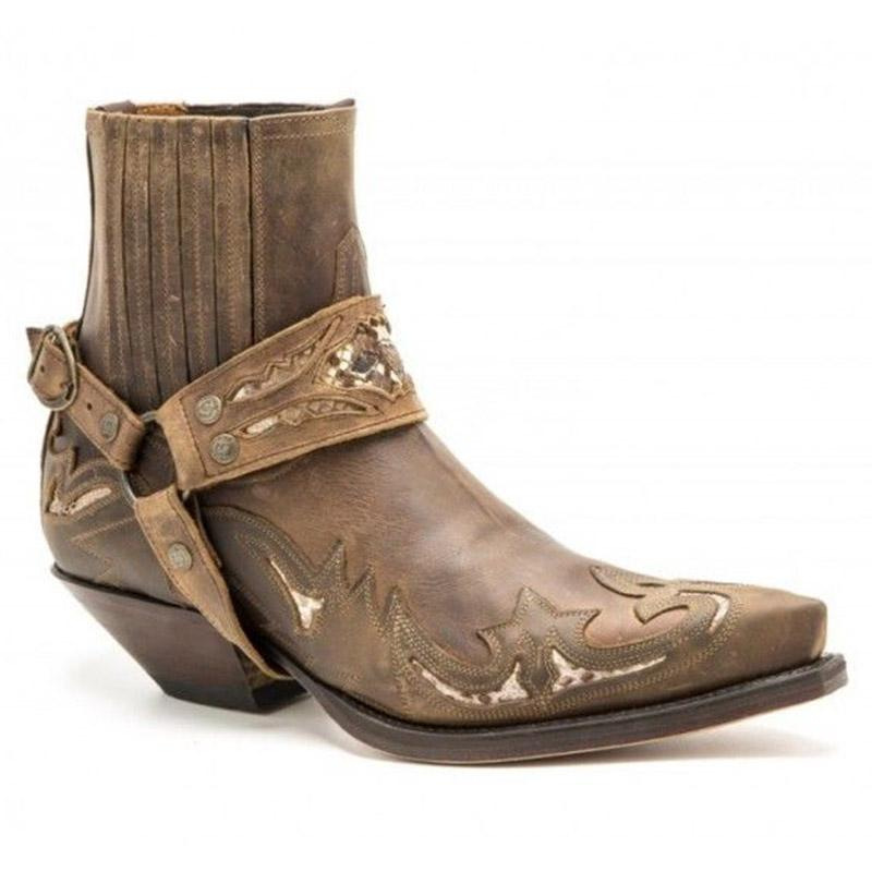 Sewing Nylon - Botas de caballero para hombre con