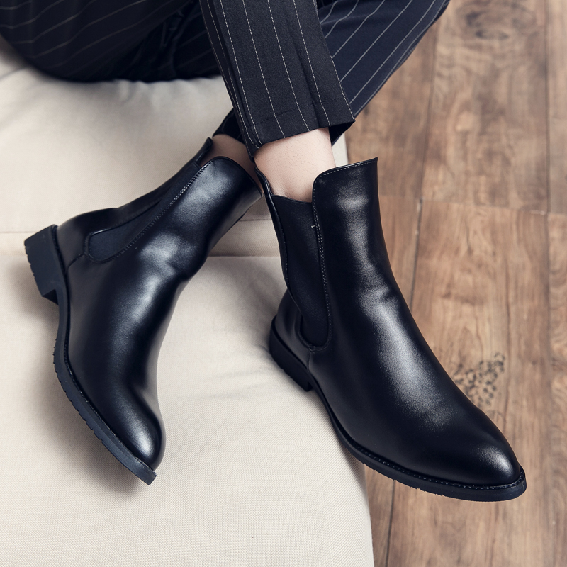 Sewing Latex - Botas de cuero británico de lujo