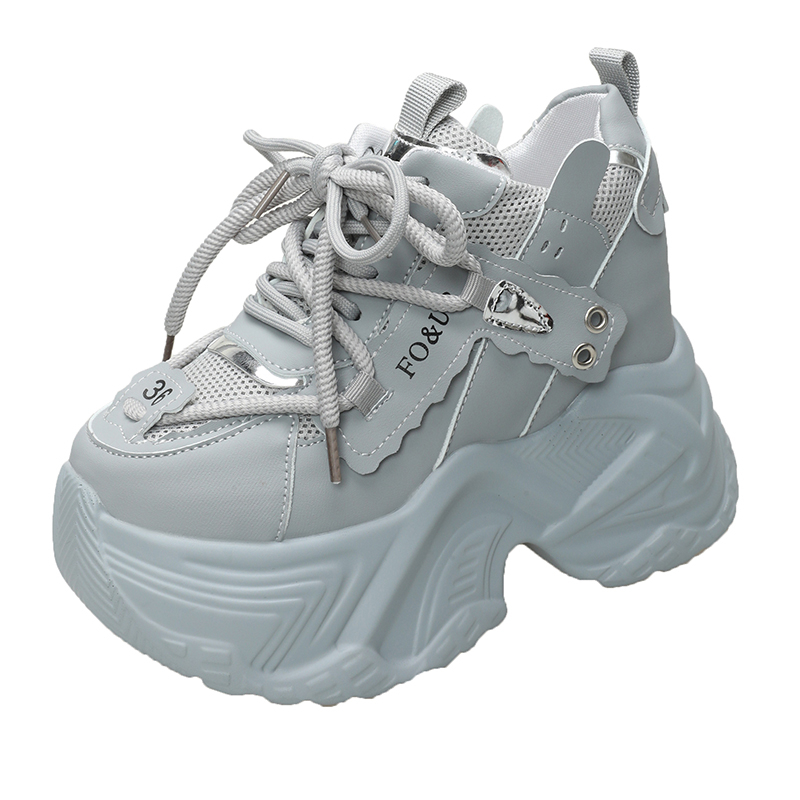 Sewing Latex - Zapatillas de deporte de plataforma alta
