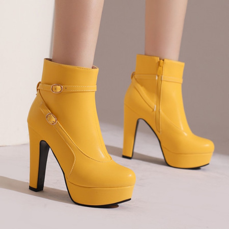 Botas de plataforma a la moda  - Sewing Fleece reseña y precio