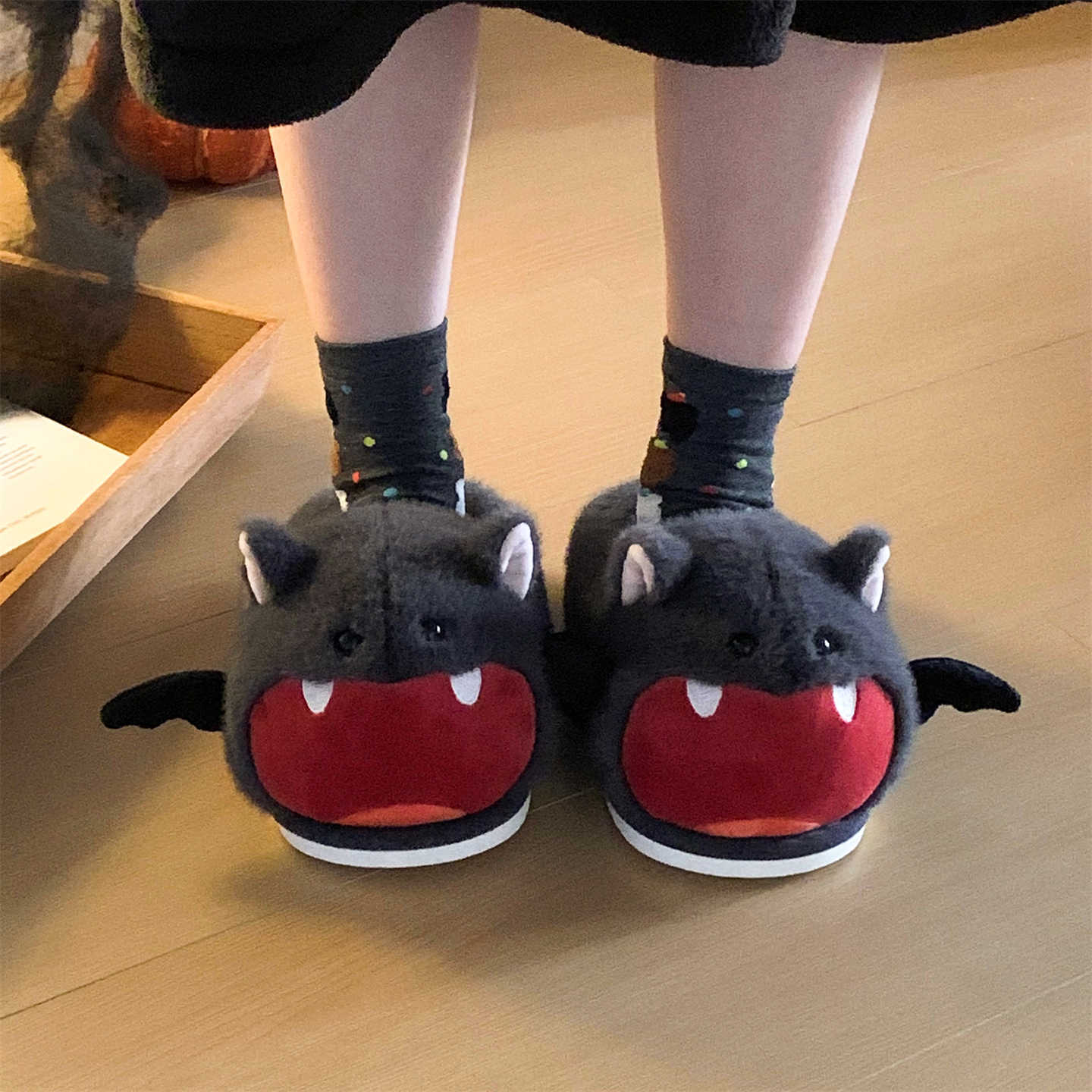 Zapatillas de felpa de murciél - Sewing Fleece reseña y precio