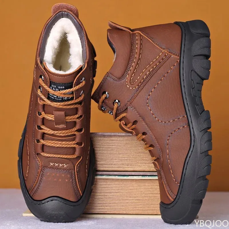 Botas de invierno para hombre, - Sewing Fleece reseña y precio