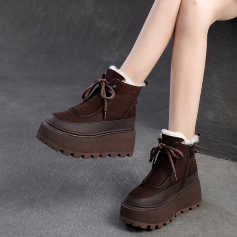Botas de nieve Retro de invier - Sewing Fleece reseña y precio