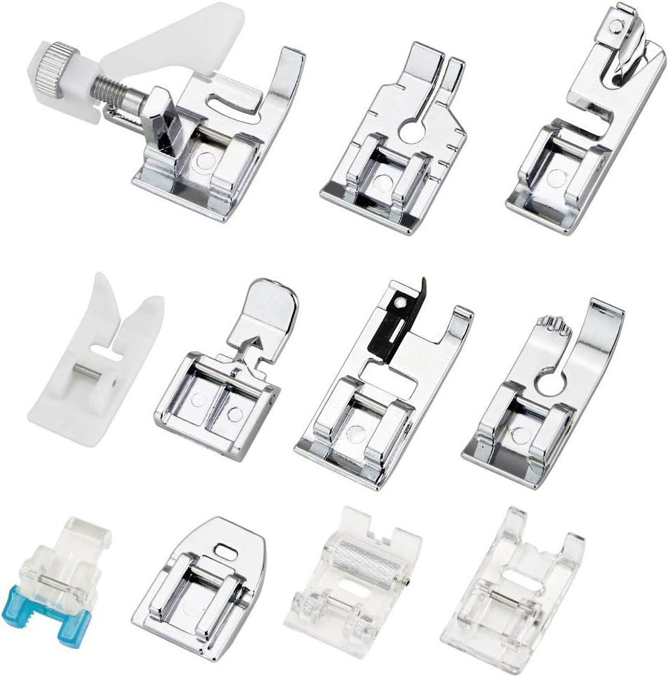 Juego de 11 prensatelas - Kit  - Textile Sewing Kit reseña y precio