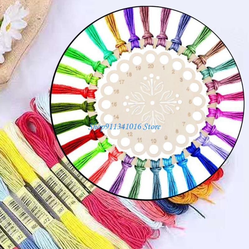 4pcs Bordado madera Organizado - Embroidery Floss Thread reseña y precio
