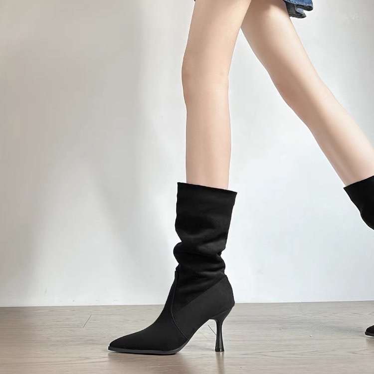 Botas modernas a media pantorr - Sewing Nylon reseña y precio